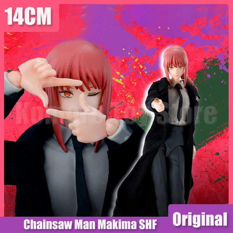 

14cm Chainsaw Man Anime Figure Makima SHF Action Figurine Pvc Statue Model Collection Decoration Doll Toys For Childrens Gifts