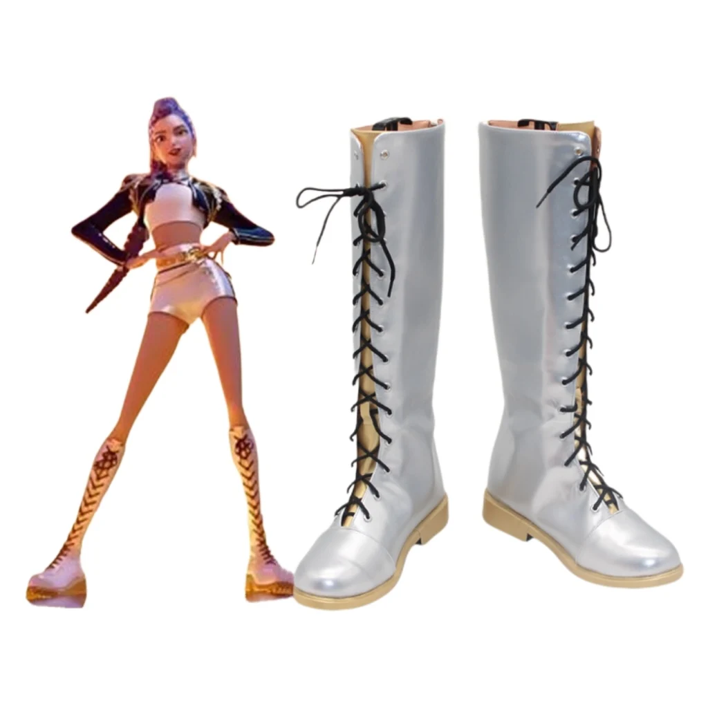 KPop Demon Hunters Girls Zoey Rumi Cosplay Shoes Anime Costume Boots Children Shoes Boots