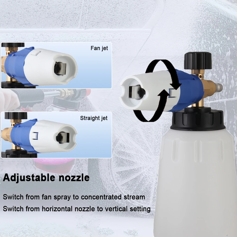 BOSCH/Nifisk/STIHL/Ini-kompatibles Set, Hochdruckpistole und PA-Schaumkanone mit Multi-Sprühdüsen – Detail 10