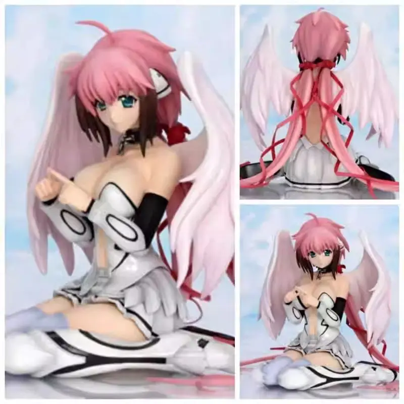 EN STOCK: Figura de PVC Hecha a Mano de la Reina del Cielo Icarus en Postura Sentada con Traje de Combate, en Caja, para Colección y Exhibición, Regalo Ideal