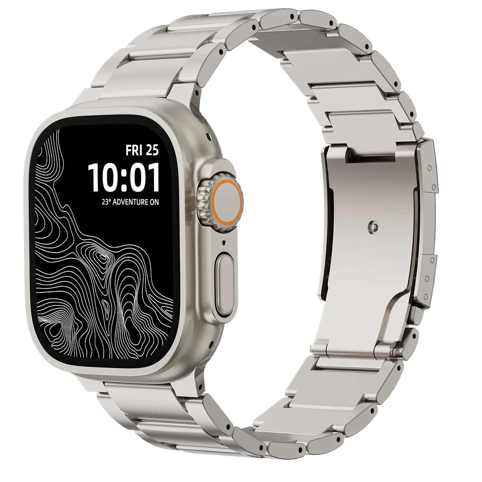 Titanium Band For Apple Watch Ultra Band 49mm Band 45mm 44mm 42mm,For iWatch Ultra 2 1 SE S8 S7 S6 S5 S4 S3 S2  For Men Women