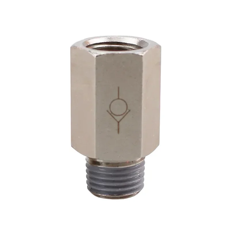 

1/8" 1/4" 3/8" 1/2" BSP Male Female Thread Brass Pneumatic Check Valve One Way Non-return Pipe Fitting Adapter