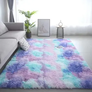 Vikama Tie-Dye silkwipe rugs, children's room, living room, bedroom, non-slip, washable, machine washable 10 MAIN SALES HALL CARPET - №2