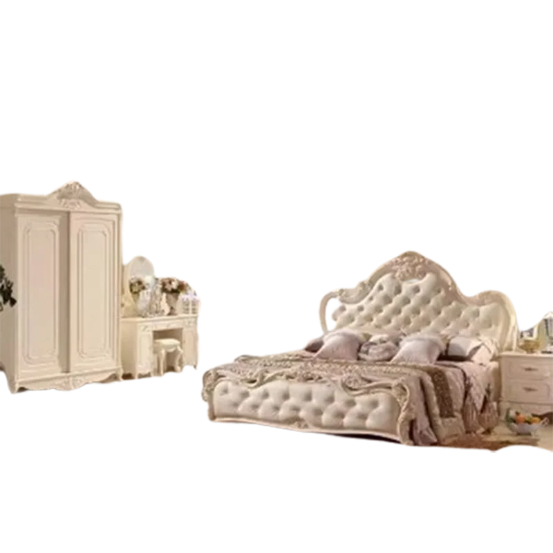 Master High End Bedroom Set Designer Custom Home Modular Double Bedroom Set Modern European Style Letti E Mobili Furniture