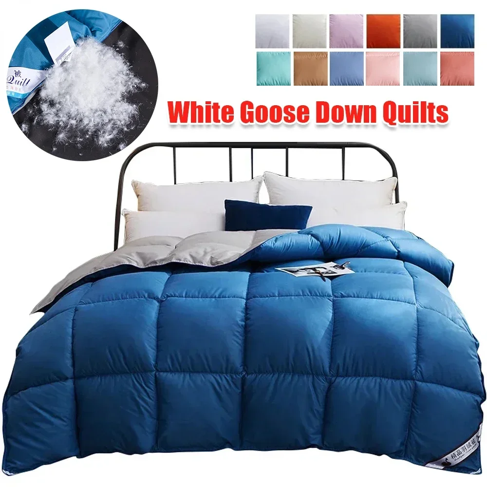 

Winter Duvet Hotel Quilt Comfortable and Warm Comforter All Season Medium Warmth King Queen Full Twin Size Одеяло 이불 Edredones