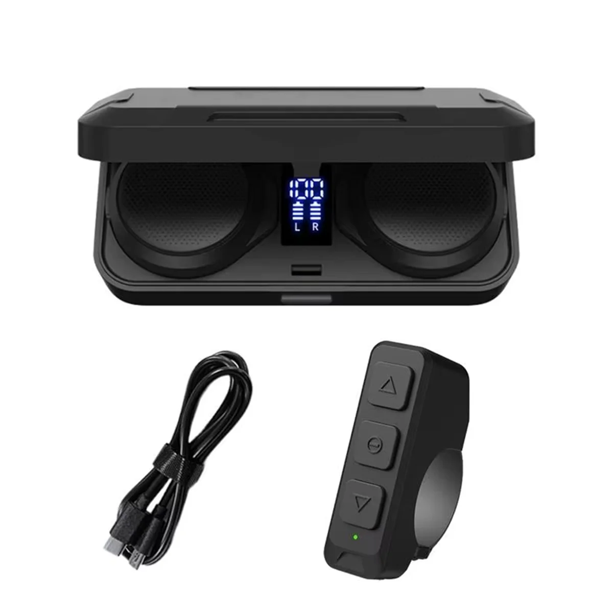 

【Hot Price】Motorcycle Helmet Bluetooth Headset, Sking Earphone, Noise Cancellation Stereo Music Automatic Answering, High Sound