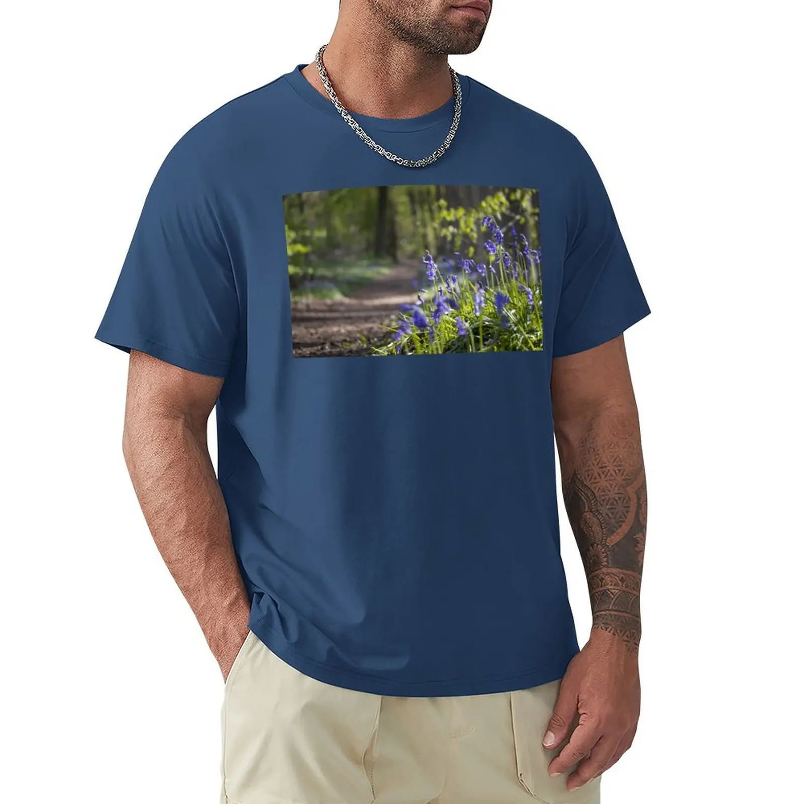 Neigem Forest Bluebells, Belgium T-shirt funnys new edition sublime workout shirts for men