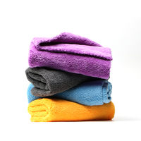 Coral Fleece Microfiber Highly Absorbent Cleaning Cloths, Reusable Kitchen Towels,Cleaning Glass, Kitchens, Bathrooms,Automotive