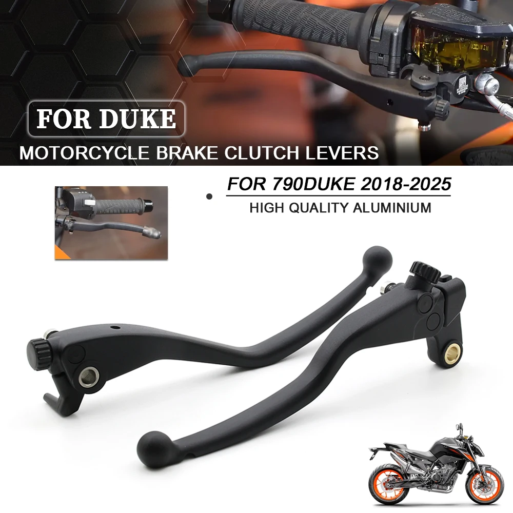 For 790DUKE Duke790 Duke 790 2018-2025 Motorcycle Accessories Brake Lever Clutch Lever Front Control Handles
