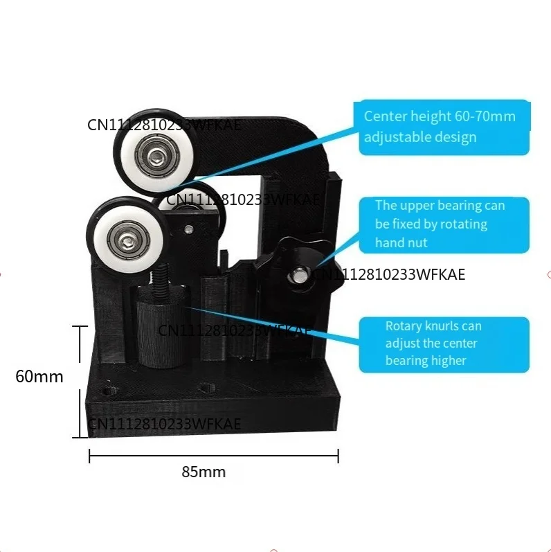 Fishing Rod Holder Adjustable DIY Fishing Rod Tool Attachment Support Bracket for Making Winding Rods