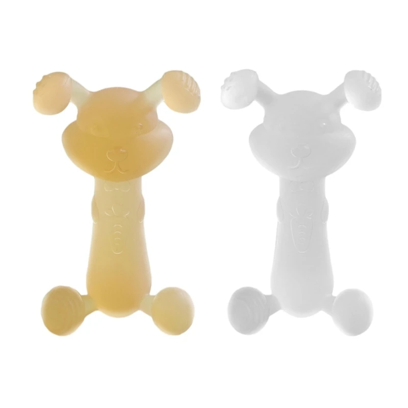 

Soft & Durable Silicone Teether Gentle Effective Teething Toy Rabbit Teether