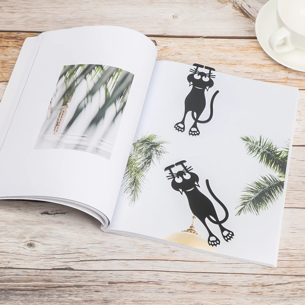 Stationery Lovely Cartoon Plastic 3D Stereo Pagination Mark Bookmark Book Clip
