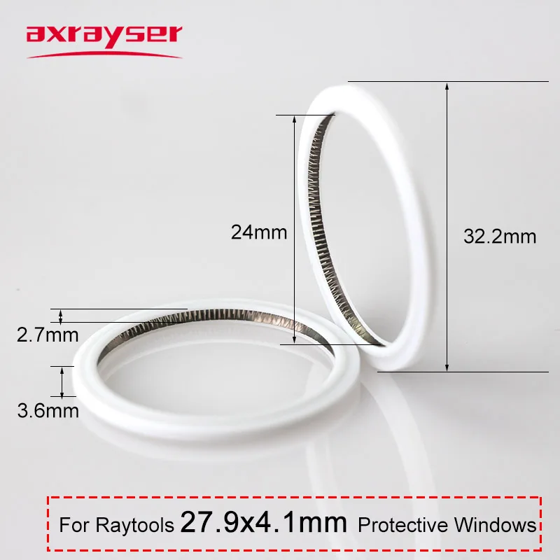 Raytools Dichtungsring für Laserlinse 27,9*4,1/24,9*1,5/37*7mm Schutzfenster Federdichtung BT210/BT240S/BM109/BM114 Laserkopf – Detail 5