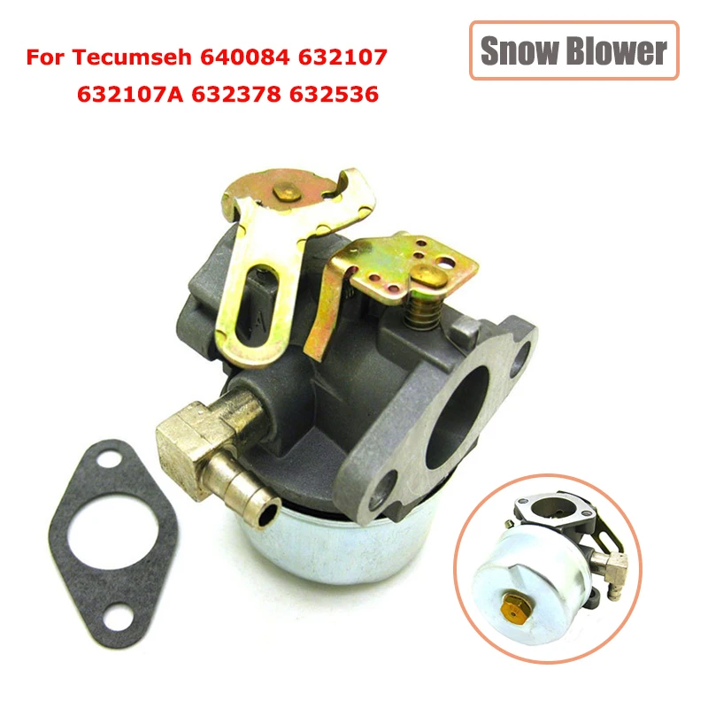 Carburetor For Tecumseh 640084 632107 632107A 632378 632536 Snow Blower HS40 HSK40 HSSK40 Engine Carburadores HS50 HSK50 HSSK50