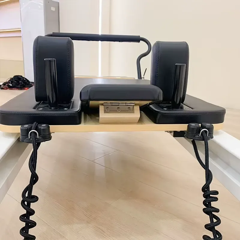 for OEM ODM Full Track Aluminum Alloy Black Pilates Reformer for Corporate Gym
