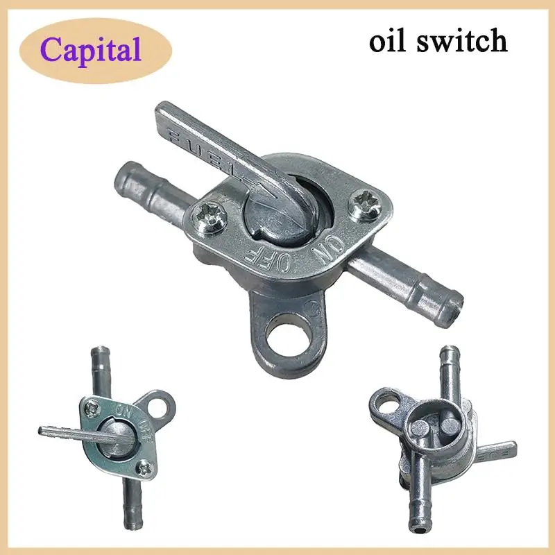 New 6mm Motorcycle Scooter Fuel Tap Gas Petrol Valve Fuel Tank Switch Motorbike Mini Auto Key Ring On Off Accessories
