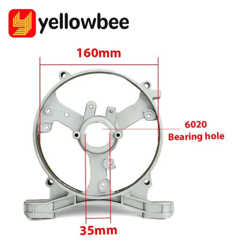 Imagem -06 - Suporte de Suporte para Gerador de Gasolina Diesel Suporte do Motor Tampa Traseira 186f 186fa 188f 190f 5kw 5.5kw 6.5kw Gx390