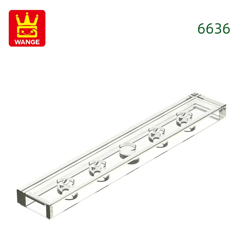 Wange 121 stks/partij 6636 1x6 Tegel Bouwsteen Moc Klassieke Accessoires Compatibel met Baksteen Kinderen Speelgoed geschenkdoos
