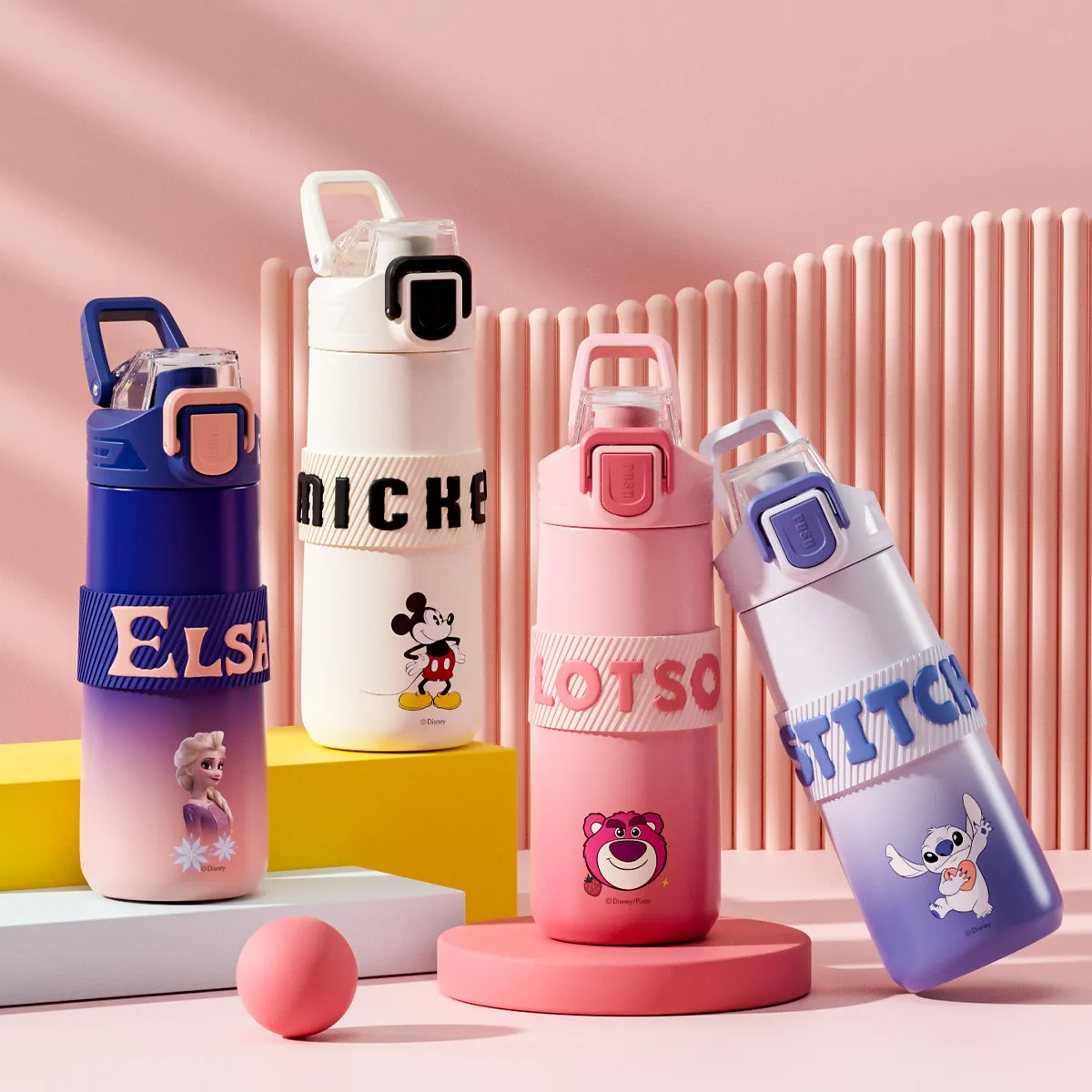 

Disney Cartoon Vacuum Insulated Cup - 316 Stainless Steel Large Capacity Water Bottle for Boys & Girls