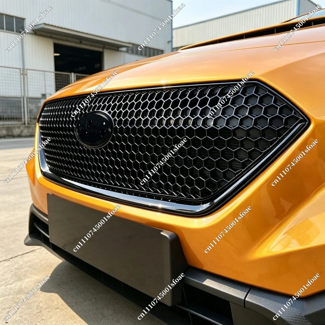 Car Front Bumper Radiator Grills For Subaru WRX STI VB 2022 2023 2024 2025 Glossy Black Upper Lower Grille Cover Modification