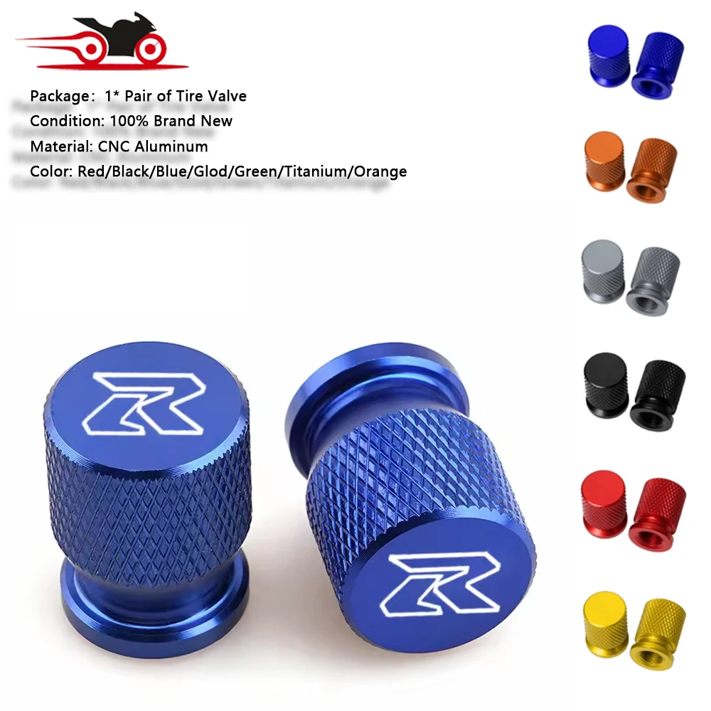 Para Suzuki GSXR 1000 750 600 GSX-R 125 150 600 750 1000 1998-2026 tapas de válvula de neumático de rueda de aluminio CNC para motocicleta cubierta hermética