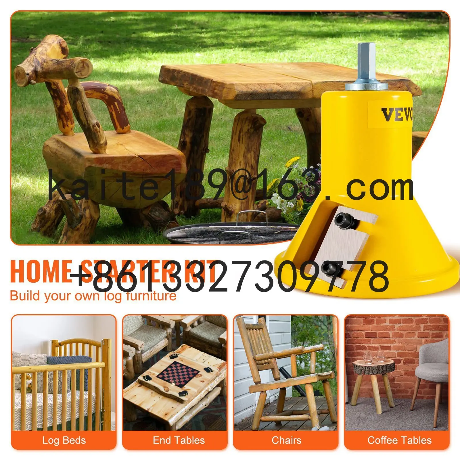 Taglierina per tenoni da 1"/25,4 mm 1,5"/38 mm e 2"/50,8 mm