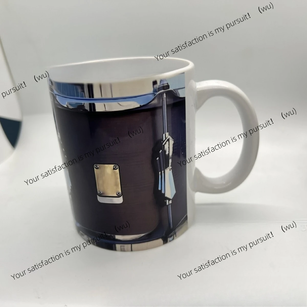 

Черная винтажная барабанная кружка Кофейная кружка