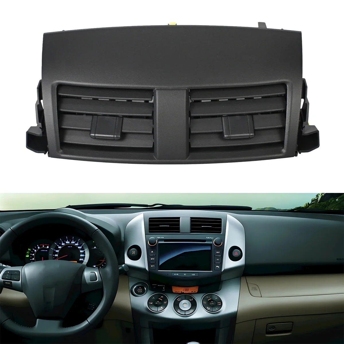 

Новая центральная панель вентиляционного отверстия переменного тока, совместимая с Toyota RAV4 2006-2012 55670-42060-B0 55670-0R010-B0