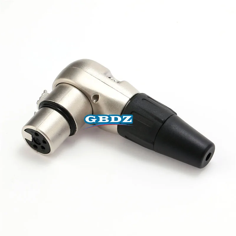 Neutrik RC4MR/RC4FR 4-adriger 90°-Biegeanschluss ° XLR Symmetrischer Stecker R Audio XLR Lötanschluss – Detail 5