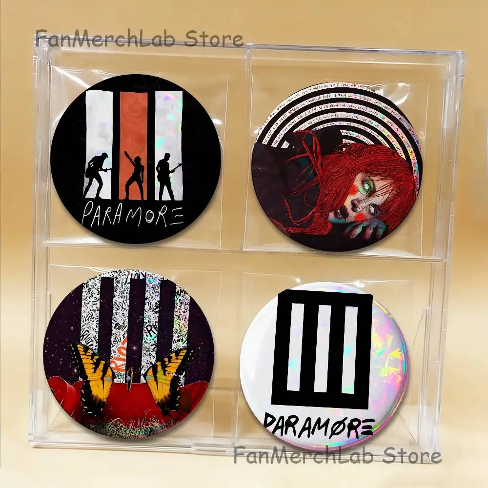 Band P-Paramore Cartoon Anime Music Button Pin Brooch Jewelry Decoration Gift 22mm 32mm 44mm 58mm 75mm