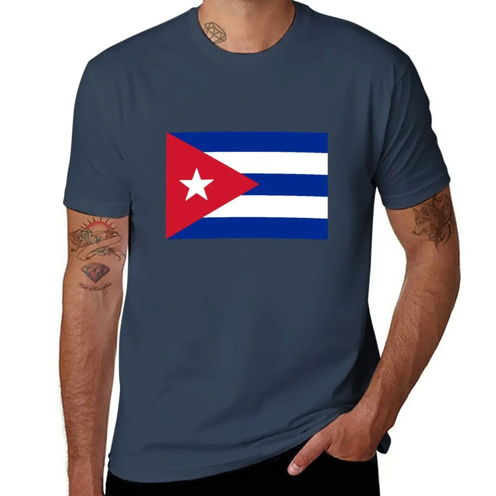 

Cuban Flag T-Shirt blanks sweat mens clothes