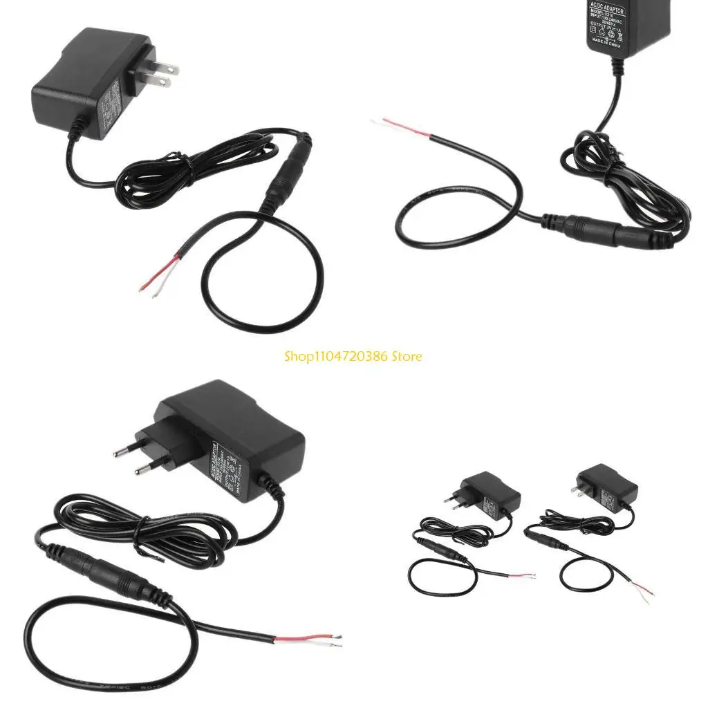 K0EA 5.5mmx2.1mm Converter Power Adapter AC 100-240V to for DC 3V 1A Power Supply EU US Plug for Clocks Remote Contro