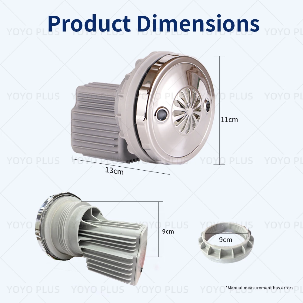 Foot Spa Jet Pump Surfing Water Circulation Massage Pump Replacement Motor Snap-on Cover for Pedicure Foot Bath Tub