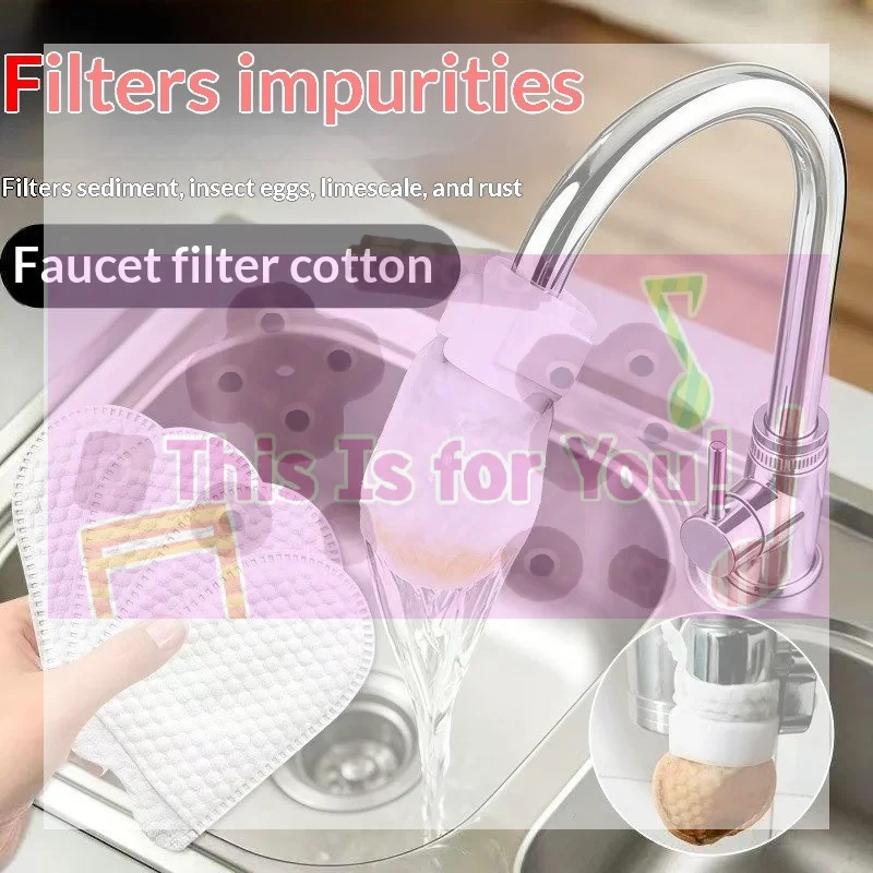【MA】Nylon Mesh Water Filter Bag For Faucet Rust Impurity Removal Kitchen Bathroom Sink Purification Accessories