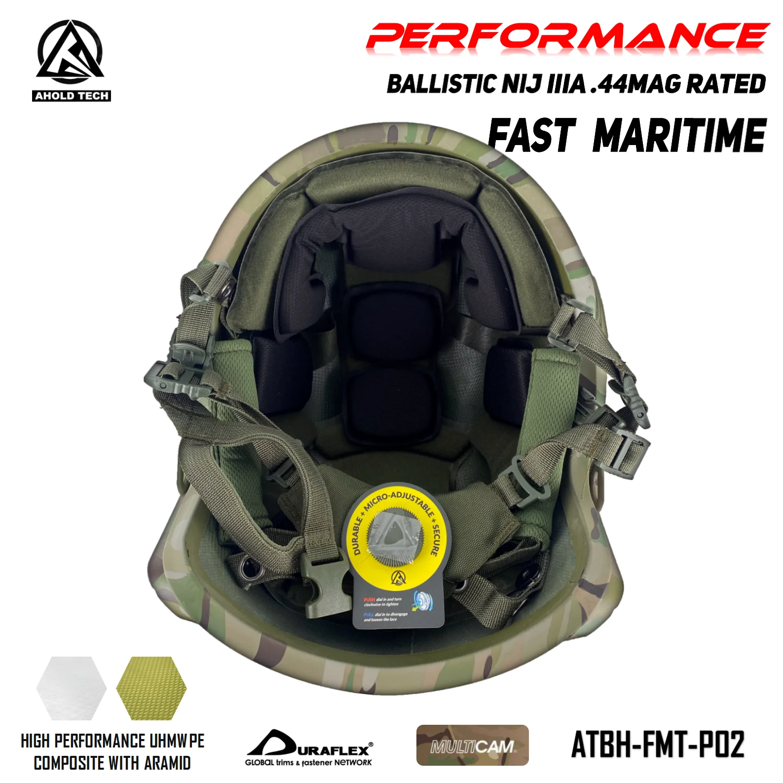 Tactical Helmet Bulletproof Performance FAST Maritime Super High Cut Aramid+PE Ballistic NIJ IIIA 3A CAM FIT BOA Dial EPIC Liner