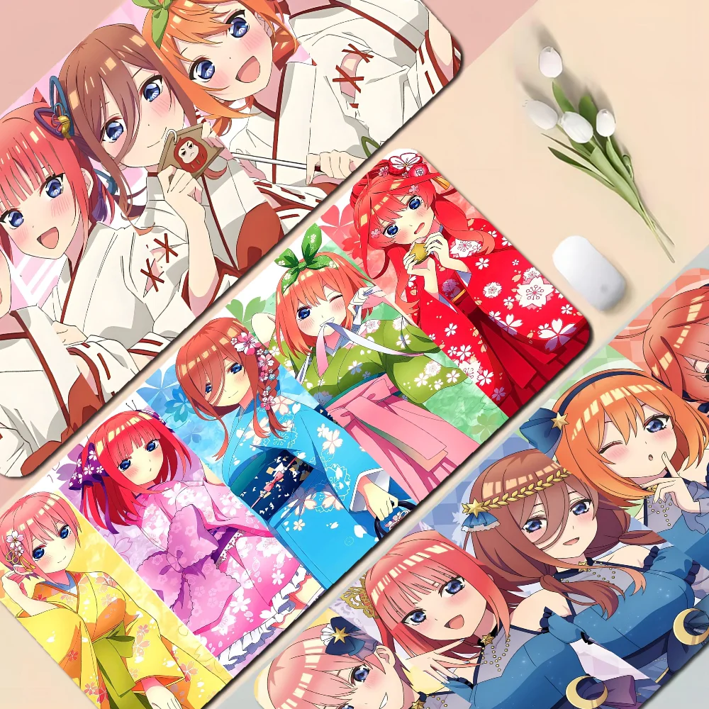 

Kawaii Anime Quintessential Quintuplets Mousepad Boy Pad Natural Rubber Gaming Mousepad Desk Mat Size For Gameing World Of Tanks