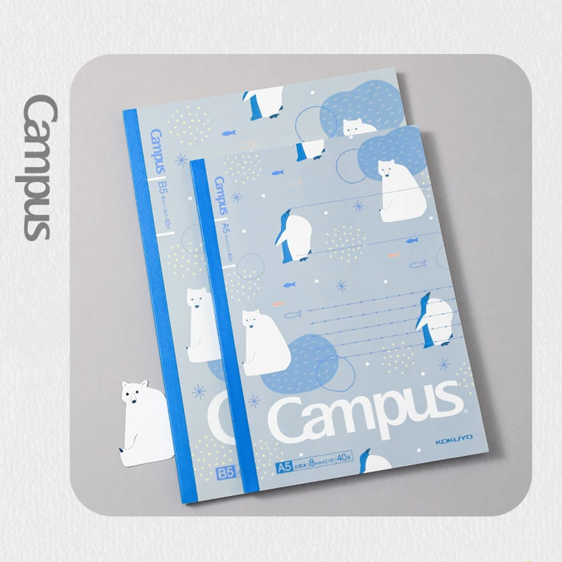 New Arrival Japan Kokuyo Campus Notebook Mofu-mofu Limited Edition Cute Diary Notebook Journals Notebooks for Students