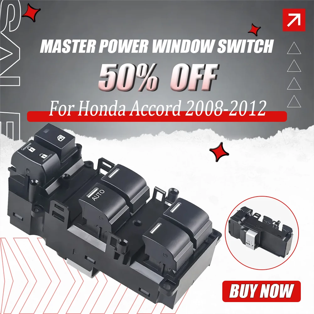 

Главный переключатель стеклоподъемника, замена панели переключателя стеклоподъемника со стороны водителя для Honda Accord 2008-2012 35750-TB0-H01 35750-TA0-A02