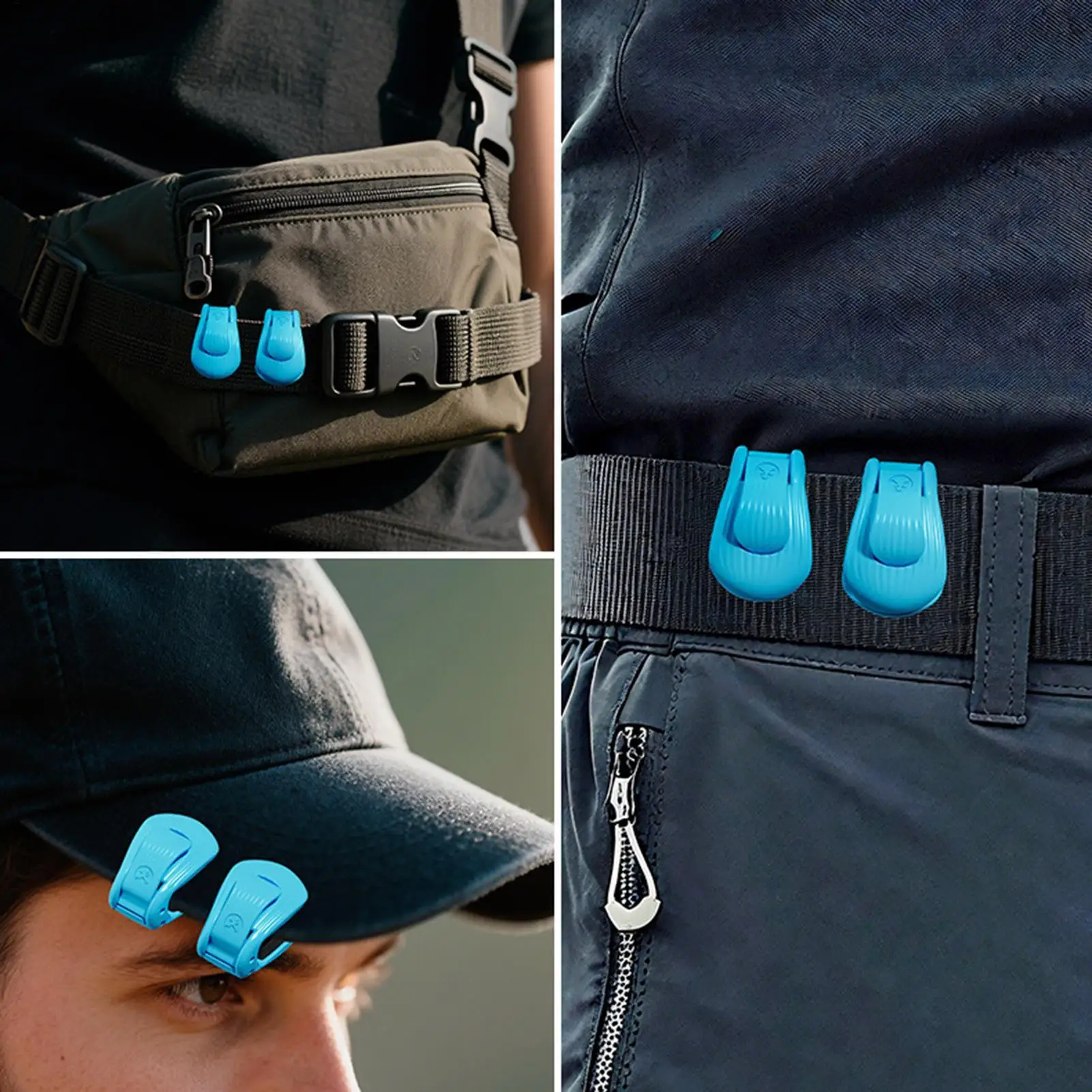 Fishing Rod Clips Anti-Slip Foam Organizer Two Locking Mode Settings Fishing Rod Accessories For Boat Wall Garage Pier Shore