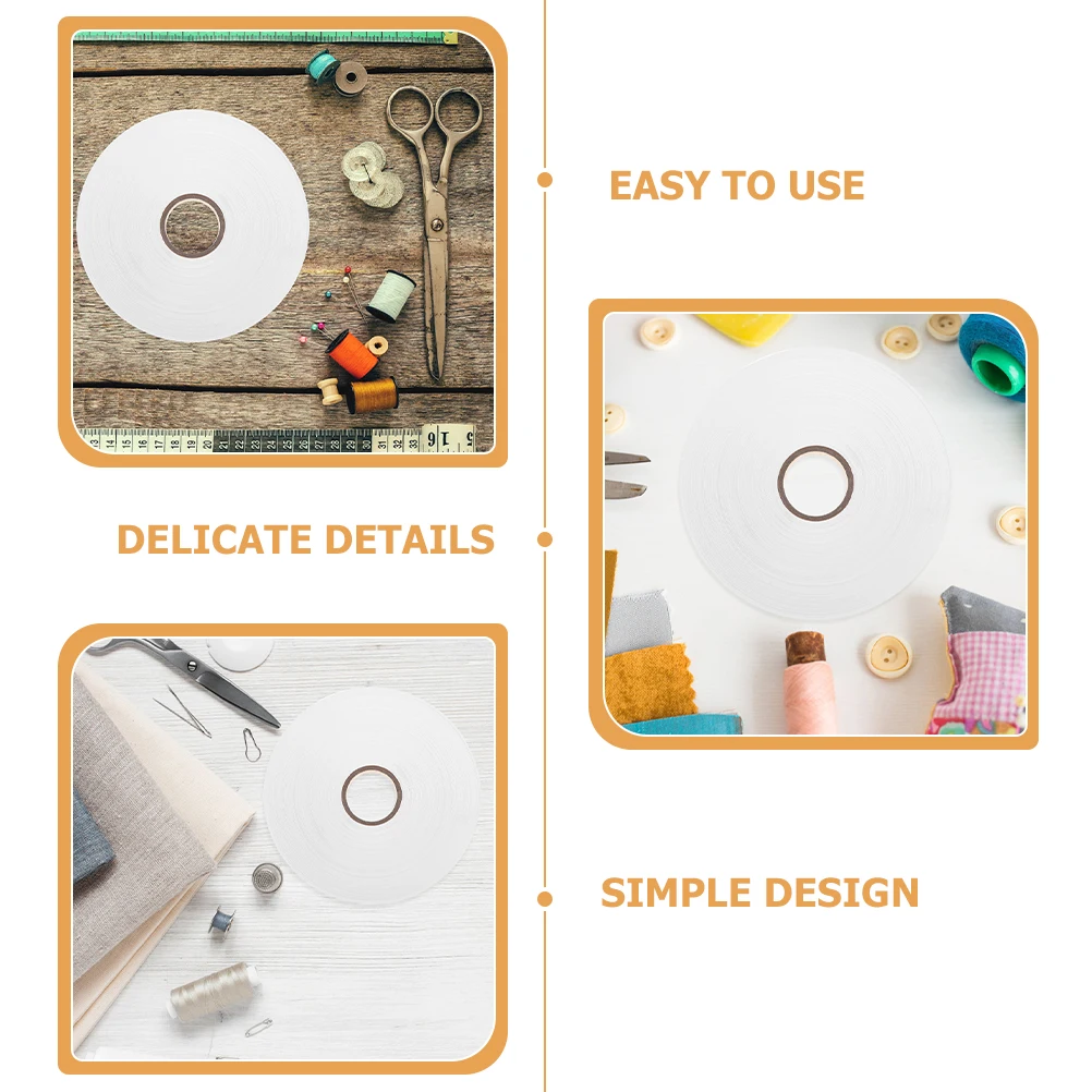 

2pcs 2 Rolls Code Printing Nylon Washing Label For Clothes Size Tag Garment Tag Blank Diy Sewing Size Marks Clothing Accessories