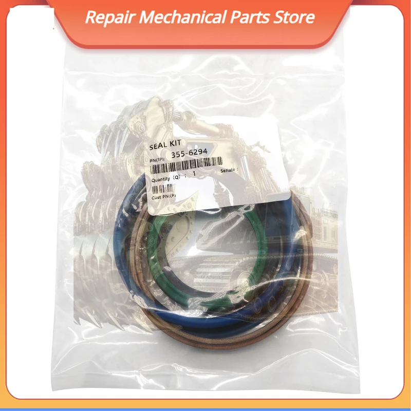 

355-6294 Hydraulic Cylinder Oil Seal Kit For Cat Backhoe Loader 420f