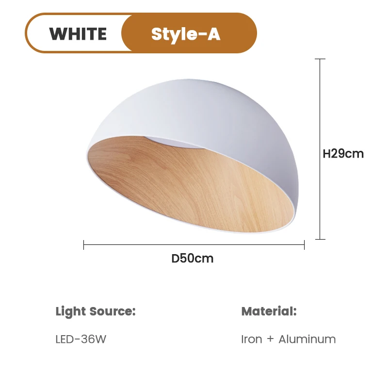 Nordic slaapkamer plafondlamp creatieve casual gepersonaliseerde schuine houtnerf Japanse stijl hoofdslaapkamer verlichtingsarmatuur