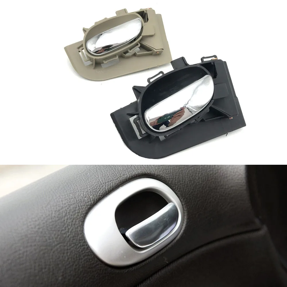 

inside door handles inner door close handle catcher Interior doors Knob for peugeot 206 207 citroen C2 car accessories