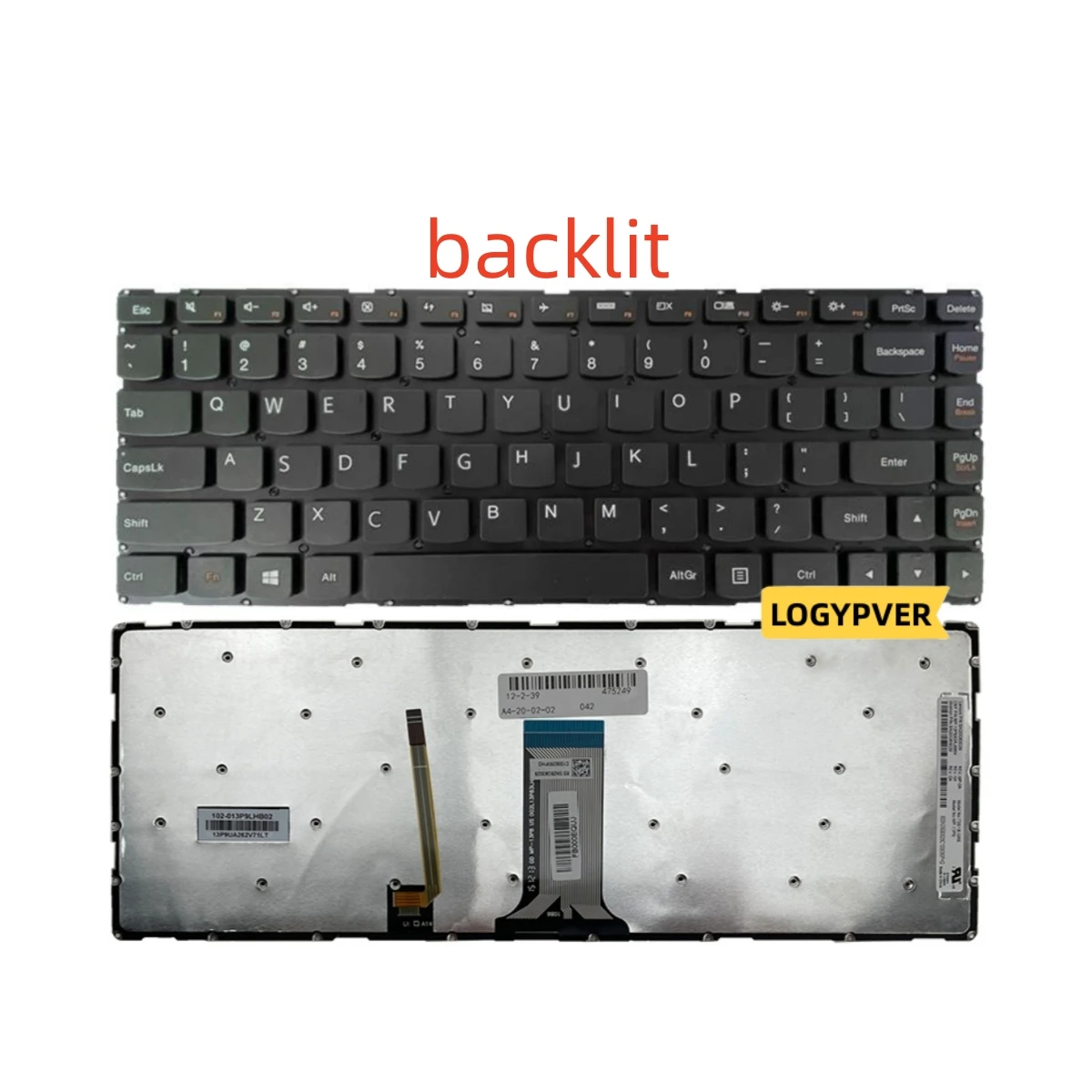 Teclado dos EUA para Lenovo IdeaPad 500S-14 100S-14IBR s41-70 Flex 3 14 3-14 100S-14ISK U31 300S-14ISK 500-14IBD Inglês dos EUA Retroiluminado