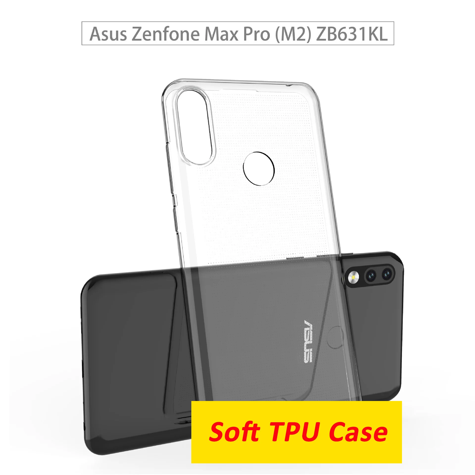 Soft TPU Case For ASUS Zenfone Max Pro M2 M1 ZB601KL ZB602K ZB631KL Transparent Silicone Case UltraThin Clear Protective Cover