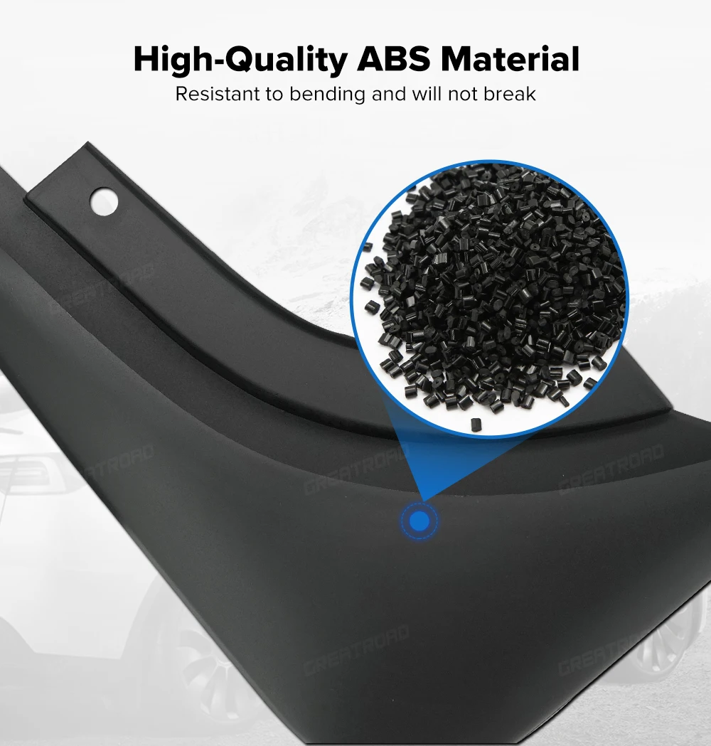Für Toyota Yaris 2014-2019 2015 2016 2017 2018 Kotflügel-Schmutzblenden Spritzschutz Schmutzschutzblenden Auto-Zubehör – Detail 5