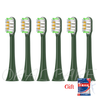 Replacement Toothbrush Head For SOOCAS Electric Toothbrush X3/X1/X3u/X5/V1/V2/D2/D3 Van Gogh Green Copper Free Brush Head