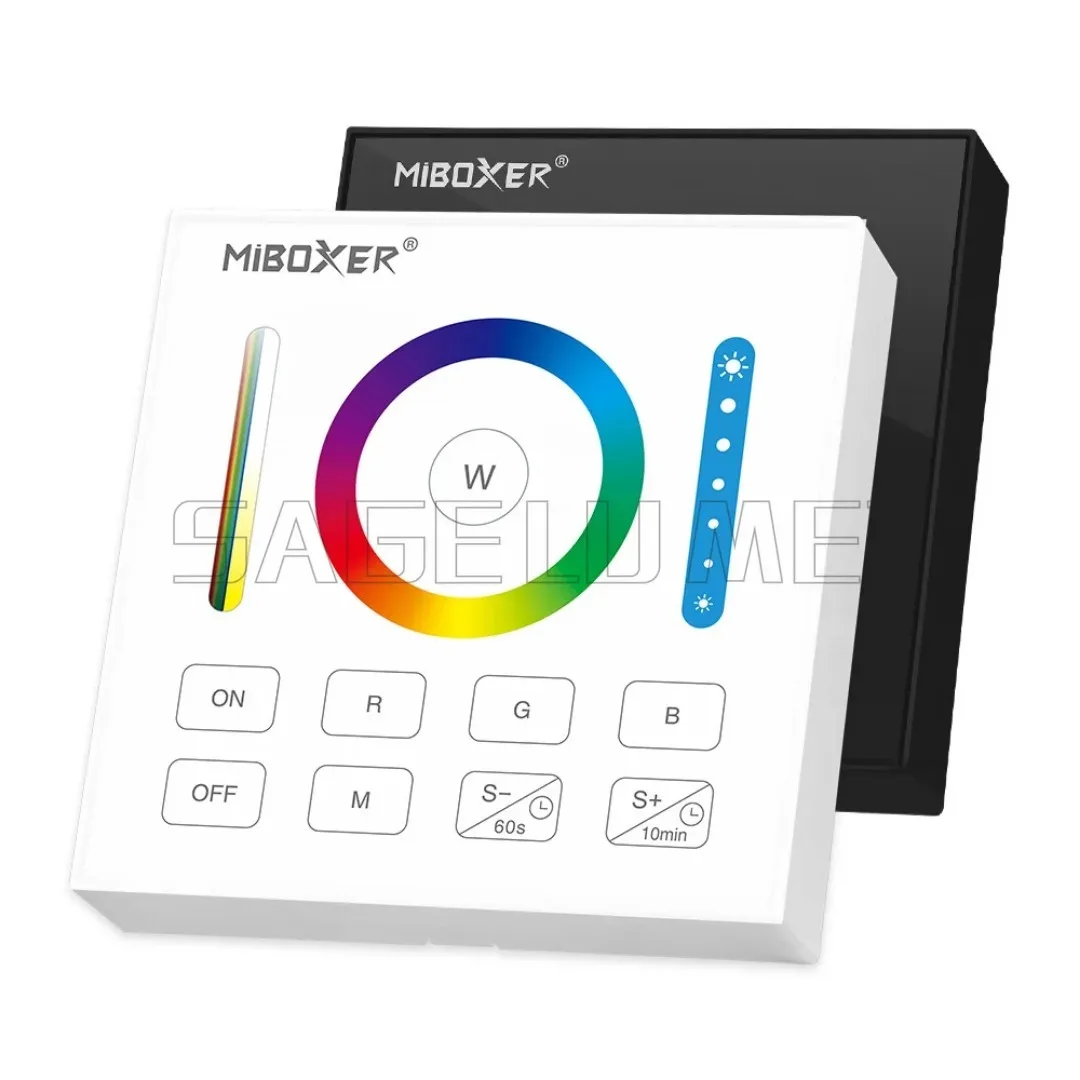 FUT088 FUT089 FUT089B FUT089S FUT100 FUT092 FUT092B B3 T3 B4 T4 B0 B8 S2W+ C5 Y3 MiBoxer 2.4G Wireless Remote RGBCCT Controller