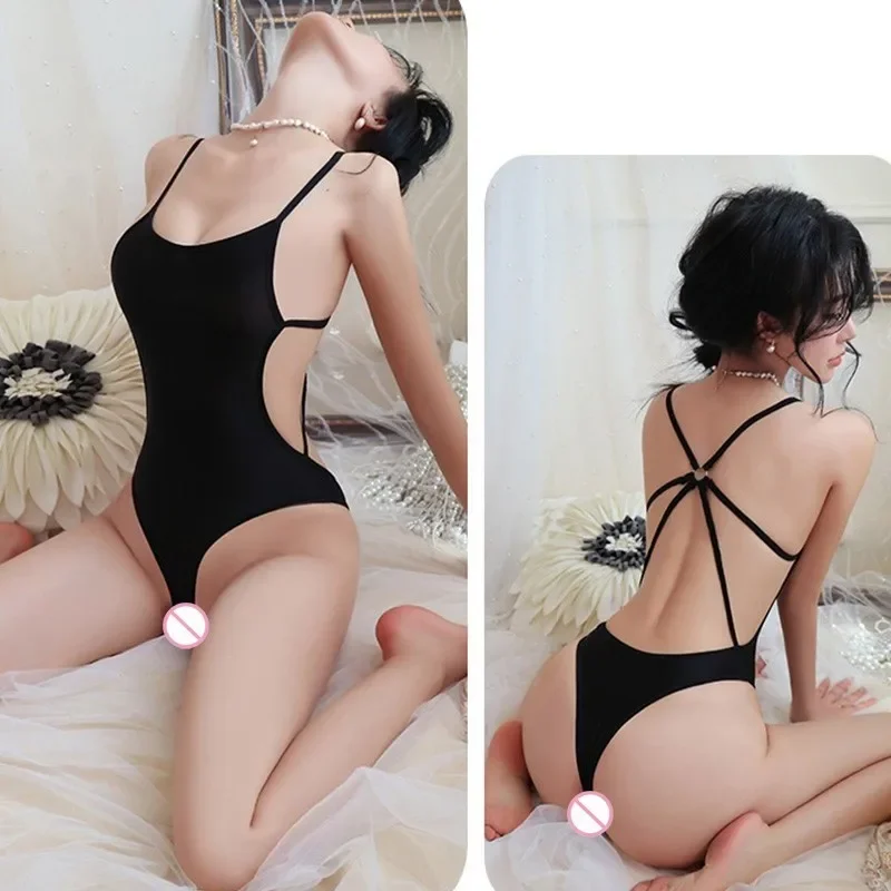 

Sexy lingerie One piece camisole swimsuit with tight fitting passion jumpsuit Babydoll sexy woman clogs bikinis sets sex toys