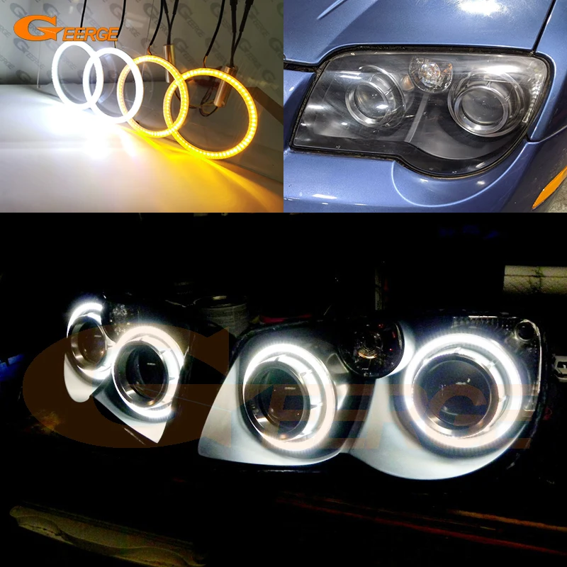 

Для Chrysler Crossfire 2004, 2005, 2006, 2007, 2008, ультра яркий A/W, дневной свет, указатель поворота, светодиодный комплект «ангельские глазки», кольца Halo